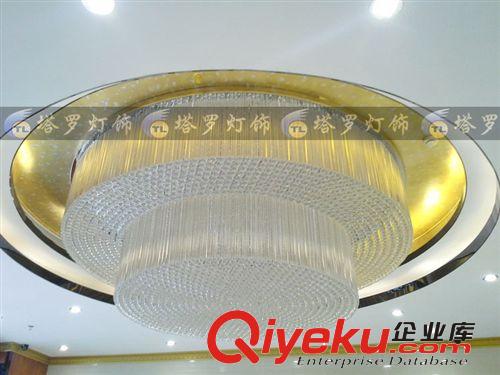 酒店工程水晶燈飾專區 別墅臥室客廳水晶燈led雙層吸頂燈具大廳大堂燈酒店工程燈燈具