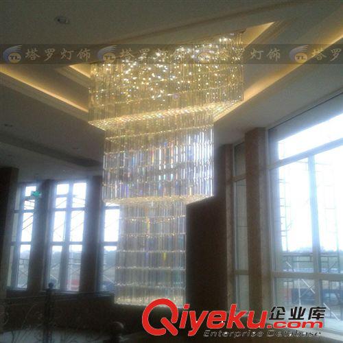 酒店工程水晶燈飾專區(qū) 塔羅定制大氣大型酒店工程水晶燈飾設(shè)計(jì)售樓部KTV會(huì)所大堂吊燈具