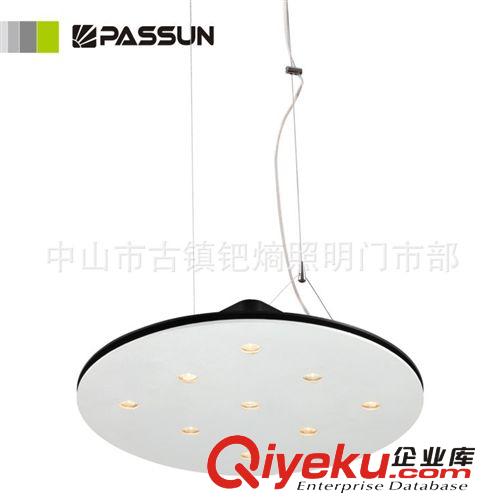 LED吊燈 鈀熵LED27W方形超薄白色鋁質吊燈現代簡易吊燈 餐吊燈商吊燈