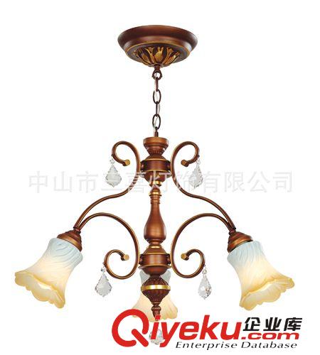 歐式水晶吊燈 北歐復古gd歐式現代宜家吊燈客廳餐廳臥室5/6/8頭燈 吊燈1823
