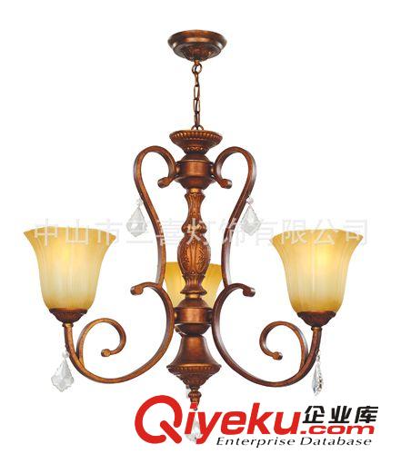 歐式水晶吊燈 北歐復古gd歐式現代宜家吊燈客廳餐廳臥室5/6/8頭燈 吊燈1823