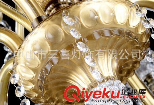 水晶燈 歐式蠟燭水晶吊燈飾客廳燈餐廳吊燈臥室燈具客廳10+5吊燈5109原始圖片3