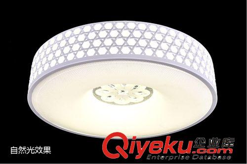 現代鐵藝吸頂燈 批發 現代簡約鐵藝圓形客廳臥室餐廳燈具 LED吸頂燈原始圖片3
