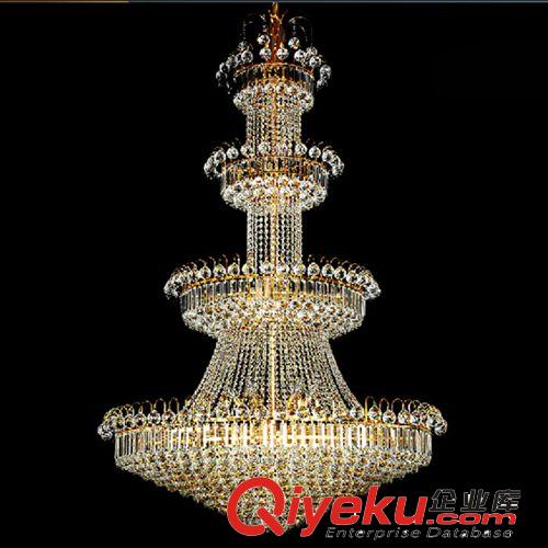 吊燈 廠家直銷店復式樓客廳水晶燈具別墅大吊燈樓中樓吊燈梯酒店工程燈原始圖片2