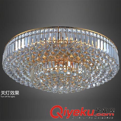 吸頂燈 大堂水金色水晶燈吸頂燈客廳傳統蛋糕燈吸頂燈飾燈具中山古鎮廠家原始圖片2