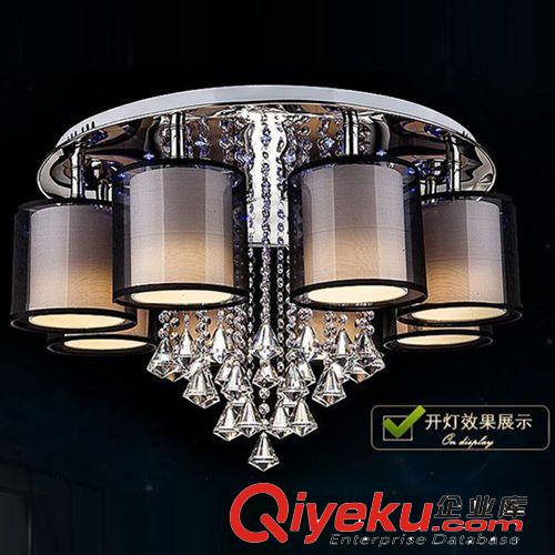 吸頂燈 現(xiàn)代LED水晶吸頂燈家居客廳燈 酒店燈非標燈具定制 古鎮(zhèn)廠家批發(fā)原始圖片3