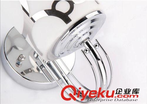 燈具類型： 廠家批發(fā)玻璃單頭雙頭壁燈臥室燈酒店客房工程床頭燈具過道墻燈原始圖片3