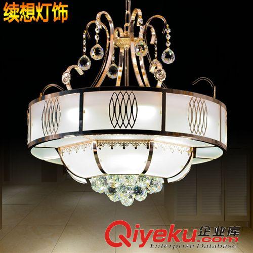 新品發(fā)布 14年新款S金水晶餐吊燈酒店工程吊燈客廳水晶吊燈仿中式吊燈批發(fā)原始圖片3
