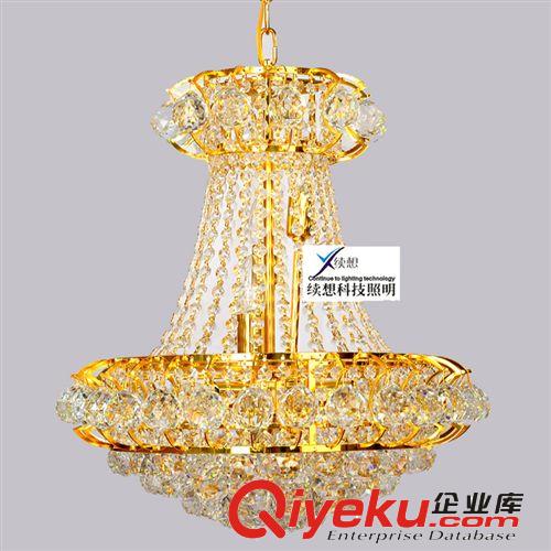 水晶燈系列 古鎮廠家批發批發奢華金黃色水晶燈客廳餐廳水晶吊燈臥室水晶燈原始圖片2