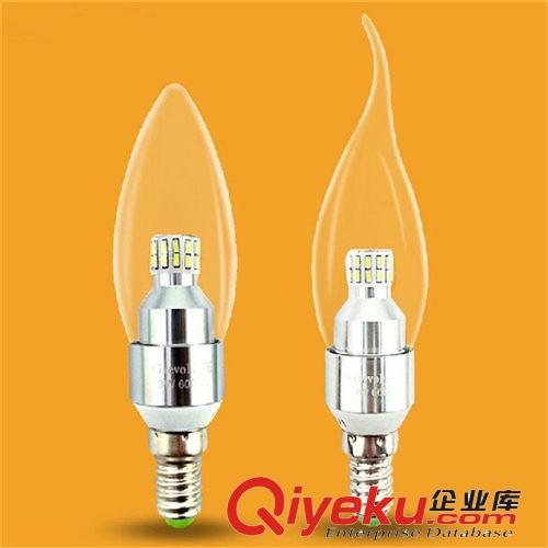 3W-15WLED球泡 宇軒照明 LED燈泡E14LED尖泡球泡蠟燭燈泡 蠟燭水晶燈專用光源3W原始圖片2