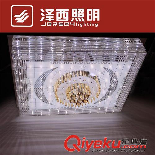 蠟燭水晶燈 廠家新款LED現(xiàn)代低壓時尚大氣好賣平板簡約客廳書房餐廳吊燈d028原始圖片3