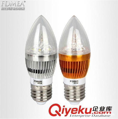 LED燈泡 房的美 LED3瓦 E27尖形燈泡