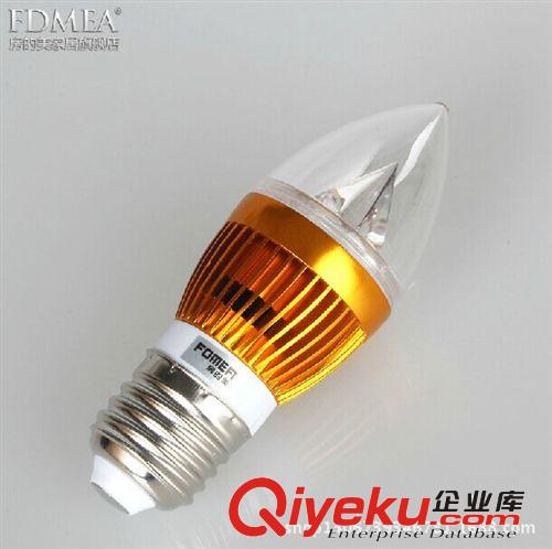 LED灯泡 房的美 LED3瓦 E27尖形灯泡