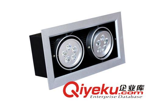 LED格栅灯 LED单头双头三头四头天花斗胆灯 厂家直销 外贸出口可做COB光源原始图片3