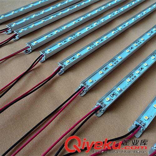 LED硬燈條 配U型鋁槽不防水3528白光硬光條 12V 60燈一米