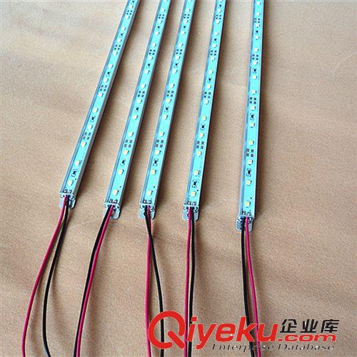 LED硬燈條 配U型鋁槽不防水3528白光硬光條 12V 60燈一米