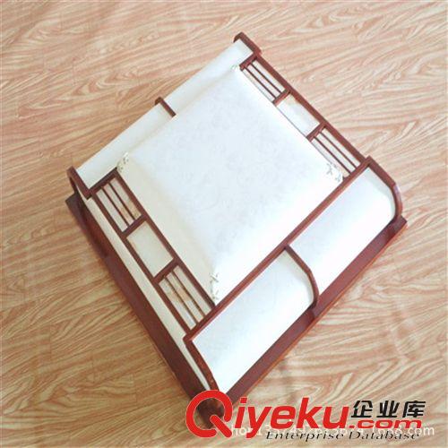 LED羊皮燈 廠家直銷木藝LED吸頂燈中式現代實木羊皮燈實木羊皮系列量大優惠原始圖片2