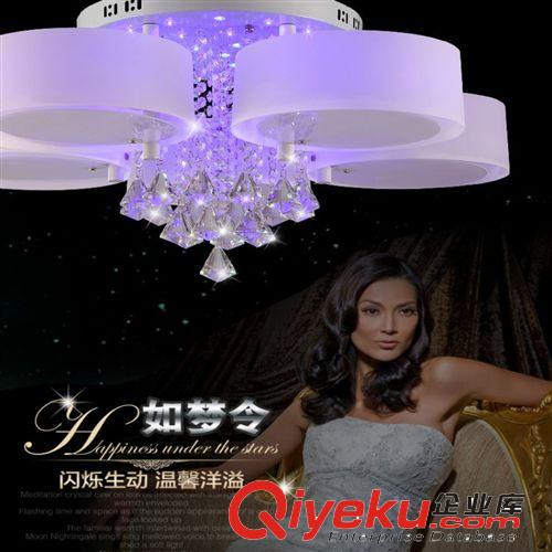 水晶客廳燈 宜家琦燈飾 水晶客廳燈水晶燈LED吸頂燈具餐廳燈臥室燈 燈飾 8896