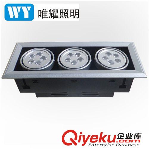 LED豆膽燈 廠家直銷單頭 雙頭 三頭5W LED格柵燈 豆膽燈 天花燈 LED射燈原始圖片3