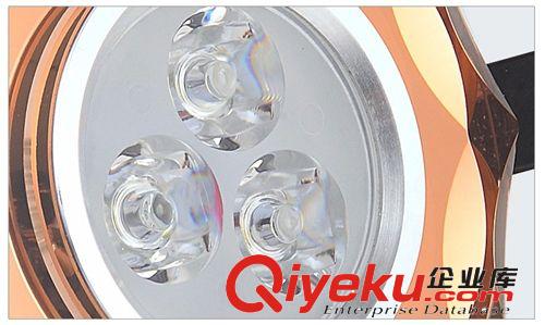 LED天花燈 工程專用 高亮各款 LED水晶天花燈3W 射燈3W 廠直銷K9水晶天花燈