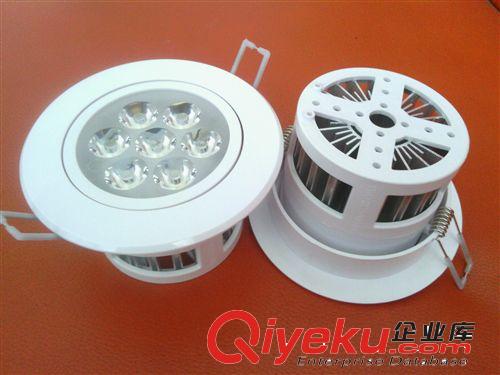 LED天花燈筒燈套件 5W7W9W12W瓷白ABS塑料LED天花射燈套件/5-12WLED珠寶射燈外殼配件