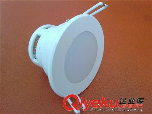 LED天花燈筒燈套件 供應2.5寸3W5W7W白色LED塑料筒燈外殼/2.5寸3-7W白色塑料筒燈套件原始圖片2
