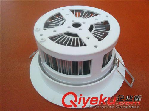 LED天花燈筒燈套件 9W/12W 瓷白色塑料LED珠寶射燈外殼套件/9-12WLED天花射燈外殼原始圖片2