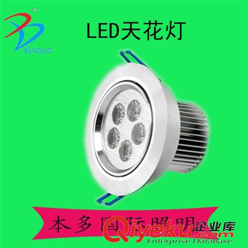LED天花燈 天花燈 5W天花燈 LED天花燈 鋁質(zhì)天花燈 室內(nèi)天花燈 廠家直銷原始圖片2