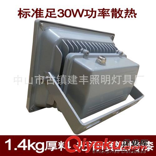 投光燈外殼套件 【專業(yè)5年投光燈】加厚30w投光燈外殼 黑色/白色 led投光燈外殼原始圖片2
