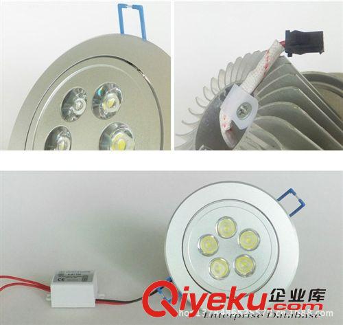 LED天花燈 廠家直銷 更有優 LED射燈 背景墻燈 吊頂天花燈 5W 超亮LED筒燈