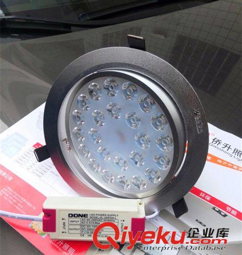 天花燈 24W天花燈射燈LED大功率暗裝節能燈高亮大堂酒店會所室內燈具