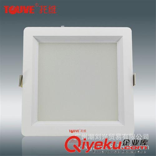 筒燈 工程凹邊方形筒燈18W 【托維】led筒燈TVSLT020-18E40 廠價直銷