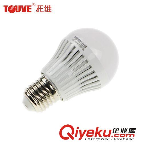 LED球泡灯 tj内塑料+PC球泡灯led TOUVE托维优质E27螺口节能灯 质保两年