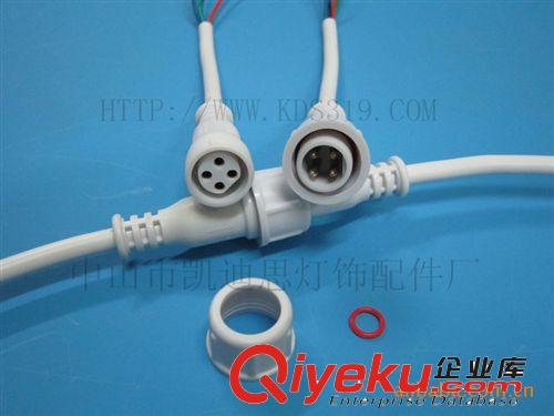 迷你型防水插頭 LED防水插頭電源線 2-8芯 多用防水接頭 各種電子線 精密端子線原始圖片2