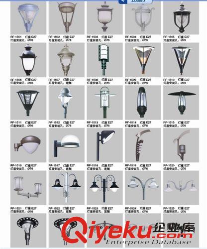 燈具配件 款式多樣庭院燈燈具  現(xiàn)代庭院燈燈頭   歐式庭院燈燈頭原始圖片3