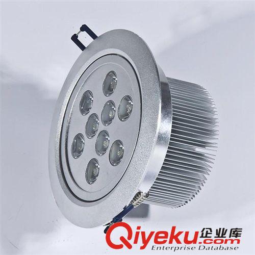 LED天花燈 【商家直銷】12W砂銀LED天花燈 LED12W筒燈 12WLED天花燈