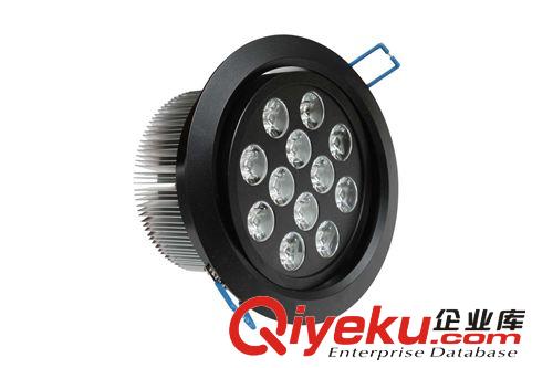 LED天花燈 【商家直銷】12W砂銀LED天花燈 LED12W筒燈 12WLED天花燈原始圖片3