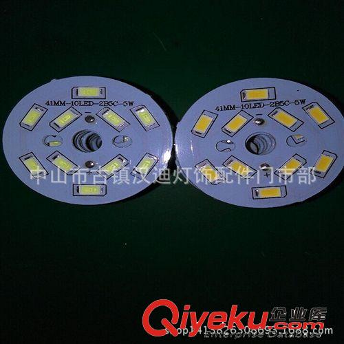 LED球泡光源 球泡LED光源板 5W 5730貼片鋁基板燈珠 三安led球泡燈用光源燈珠原始圖片3