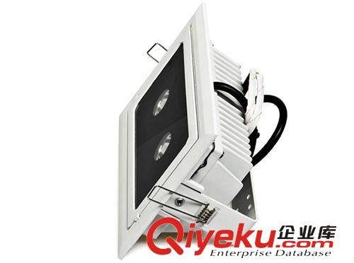 led天花燈 廠家供應20w/30w led天花燈外殼 方孔、小角度投光燈外殼