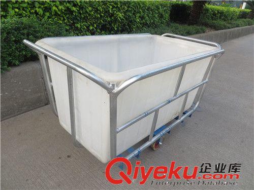 塑膠桶推布車 廠家直銷K-500L方桶 可用于紡織用承布車、推布車、食品腌制PE桶