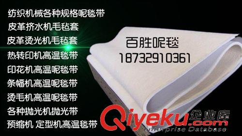 擠水機 折疊機呢毯帶  耐高溫呢毯帶 耐高溫羊毛氈帶氈筒 氈套 氈帶原始圖片3