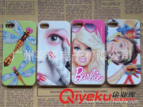 彩繪 彩繪iphone5波點條紋手機保護套/蘋果5G phone case/批發彩繪工藝