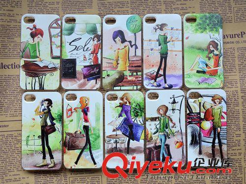 彩繪 多款彩殼卡通蘋果5iphone5手機套/phone case/彩繪/批發優惠