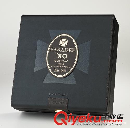 皮盒皮具制品 gd雙支酒盒 廠家直銷白酒皮盒 定做紅酒包裝盒 白酒禮品盒原始圖片2