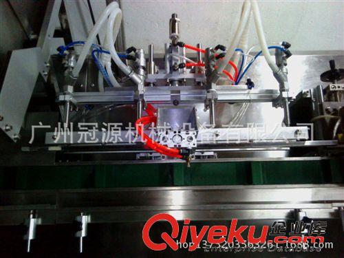 全自動灌裝機(jī) 圓盤定位灌裝鎖蓋一體機(jī)   轉(zhuǎn)盤灌裝鎖蓋機(jī)   灌裝大塞機(jī)
