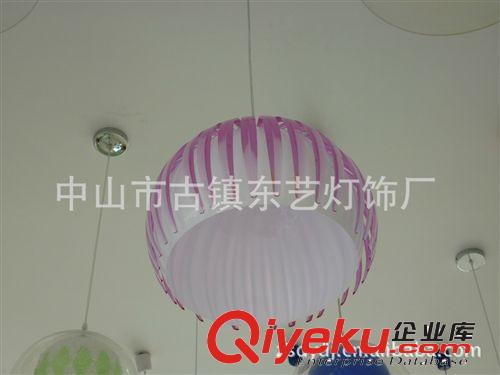 亞克力吊燈 古鎮(zhèn)東藝燈飾亞克力餐廳吊燈 田園餐廳吊燈 亞克力花瓣吊燈原始圖片2