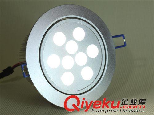 LED天花燈 廠家供應(yīng)LED天花燈9W，9*1W天花燈 LED室內(nèi)照明燈系列燈原始圖片2