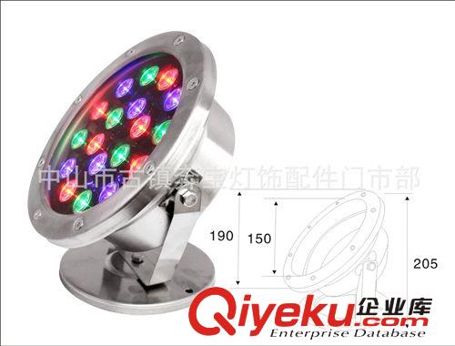 LED304水底燈 批發(fā)供應(yīng)18W白光304不銹鋼LED水底燈