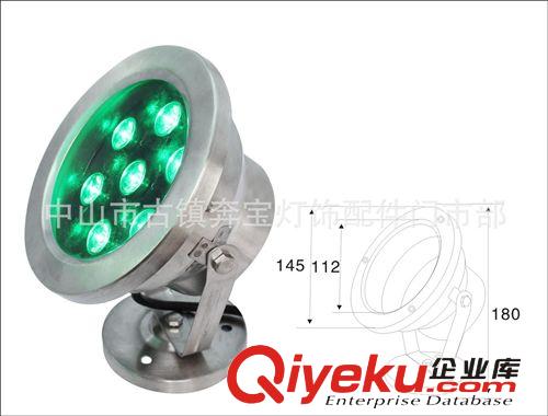 LED304水底燈 批發(fā)供應(yīng)9w黃光304不銹鋼LED水底燈