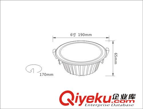 LED 筒灯系列 爆款仿飞利浦筒灯 LED筒灯4寸12W筒灯【品质保证  质保两年】